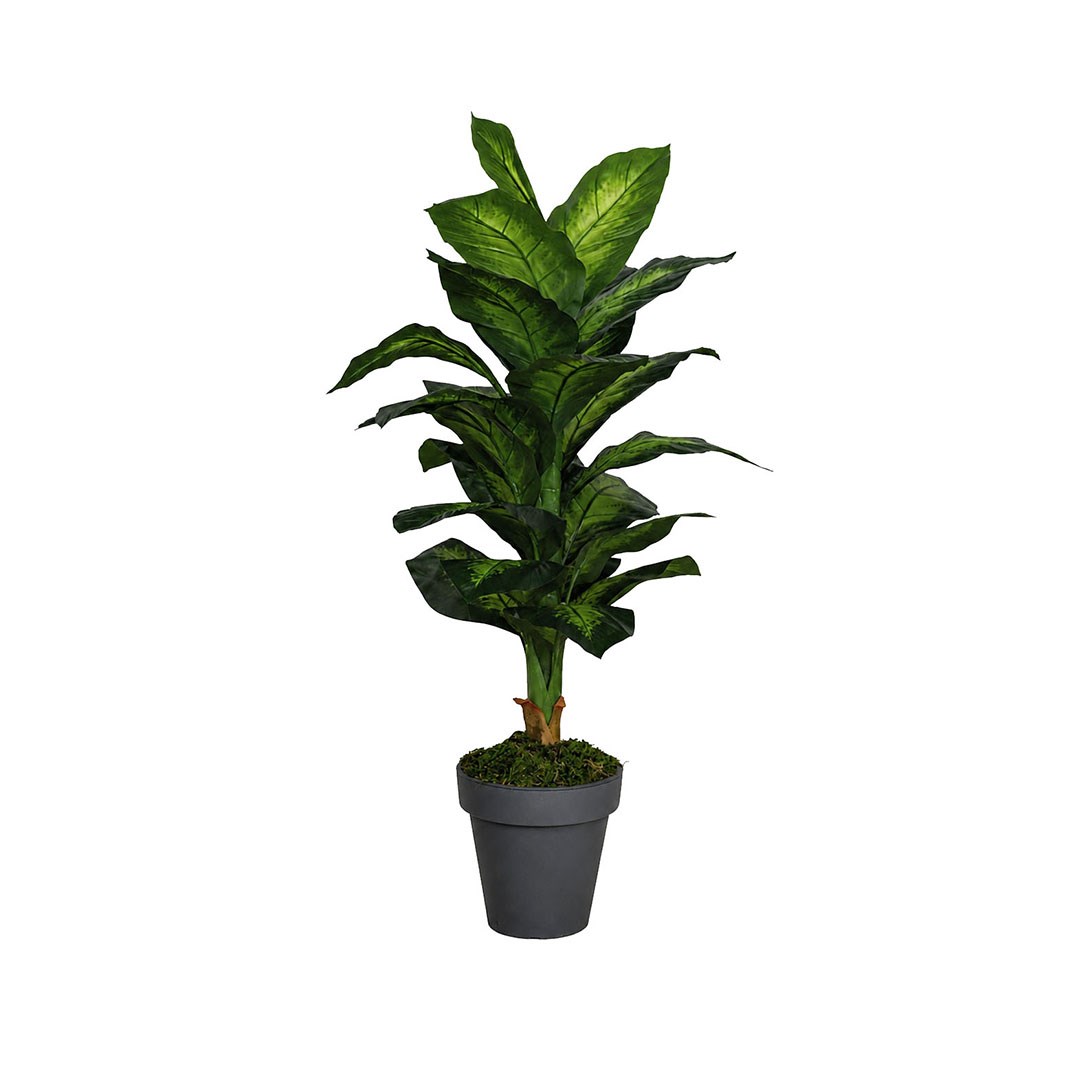 Yapay Difenbahya Ağaç Yeşil 130 cm