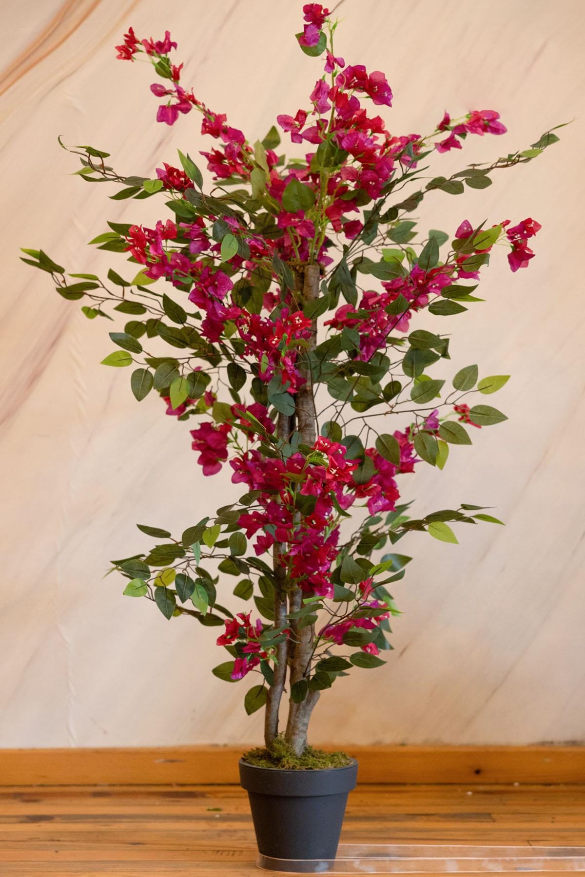 Yapay Fuşya Begonvil Ağacı 110 cm
