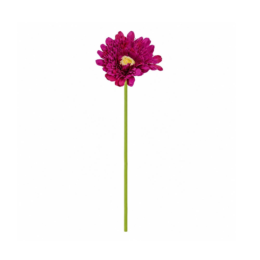 Yapay Gerbera Çiçeği Dal Fuşya 60 cm
