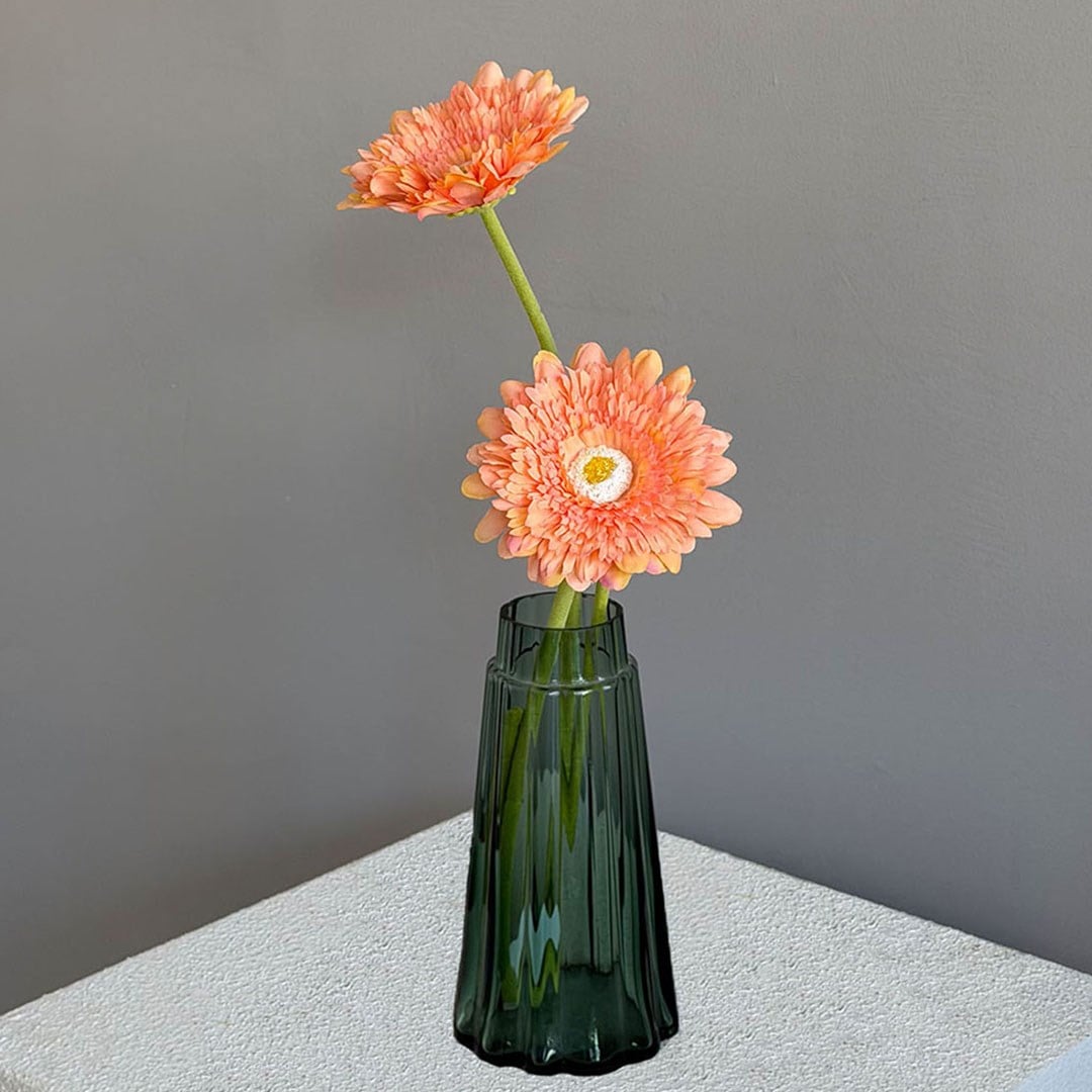 Yapay Gerbera Çiçeği Dal Somon 60 cm