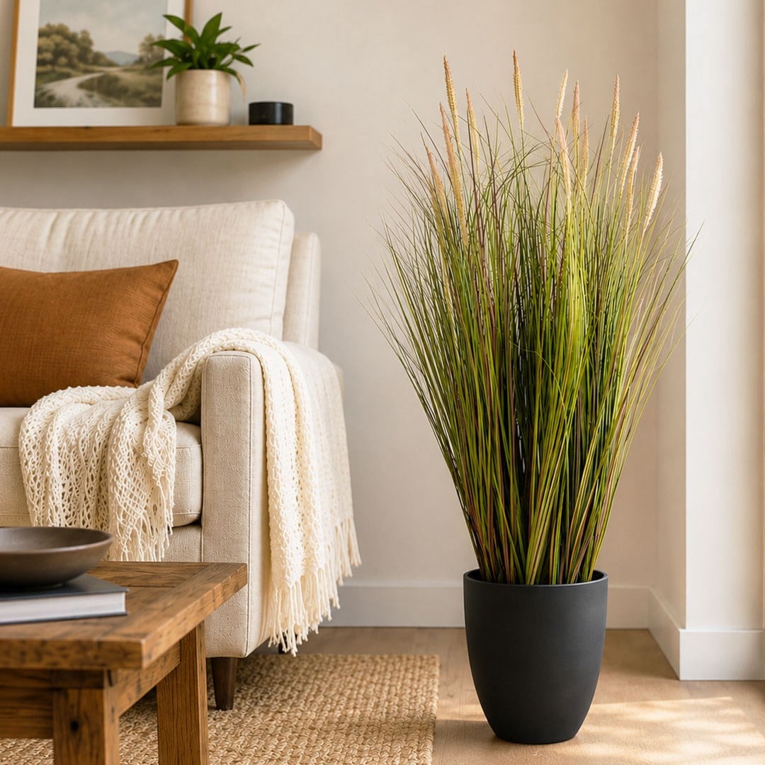 Yapay Grass Pot Püsküllü 95 cm