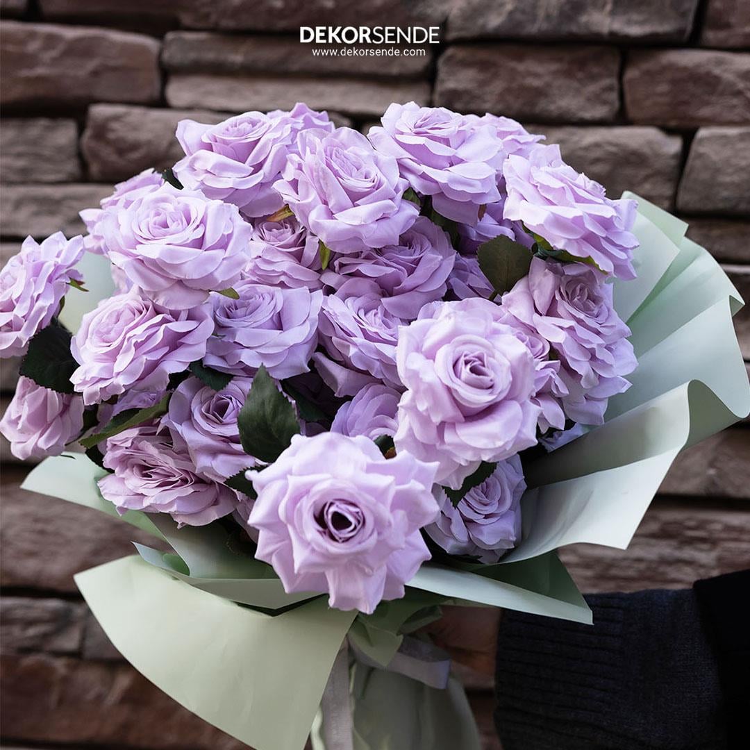 Yapay Gül Dal Lila 70 cm