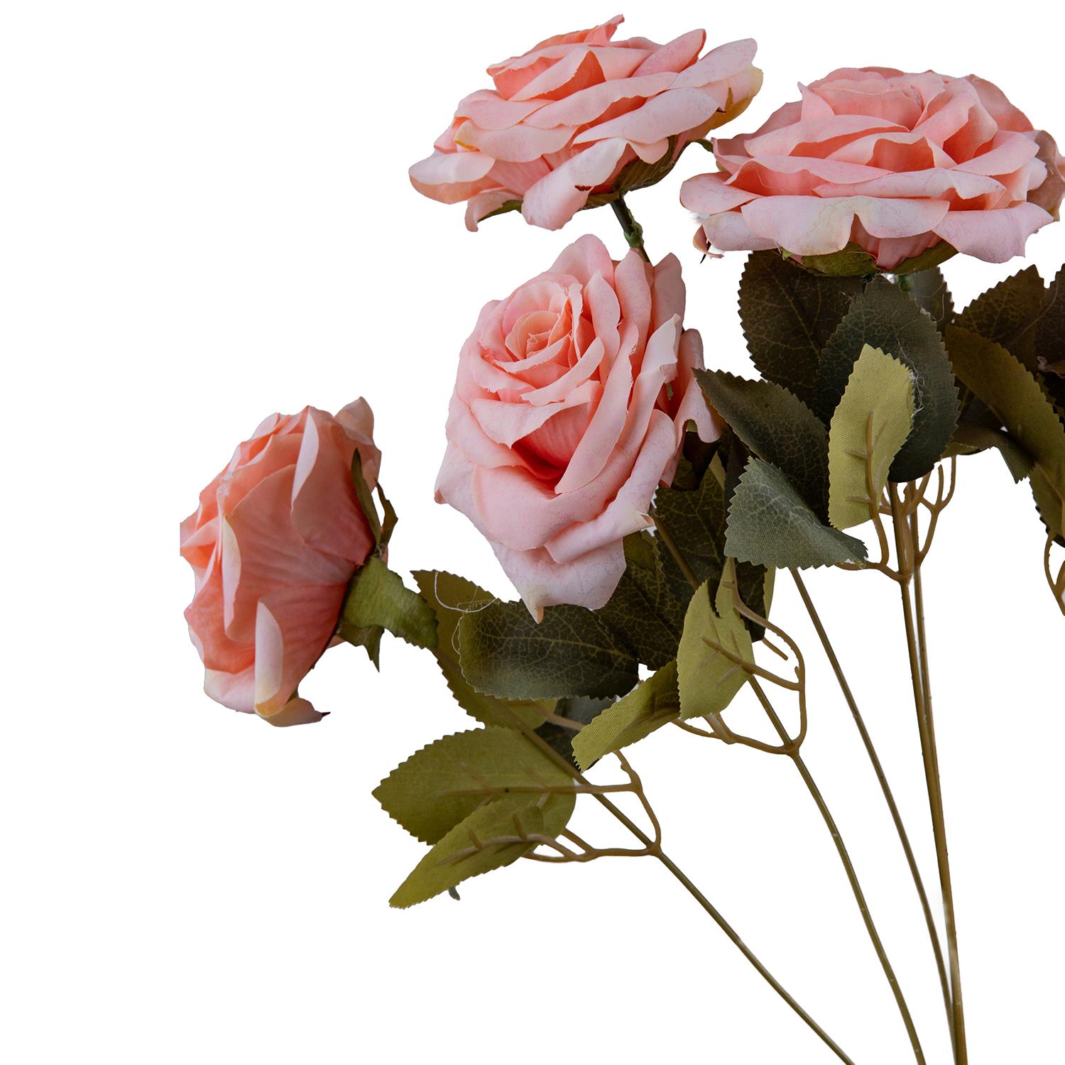 Yapay Gül Demeti Pembe 40 cm