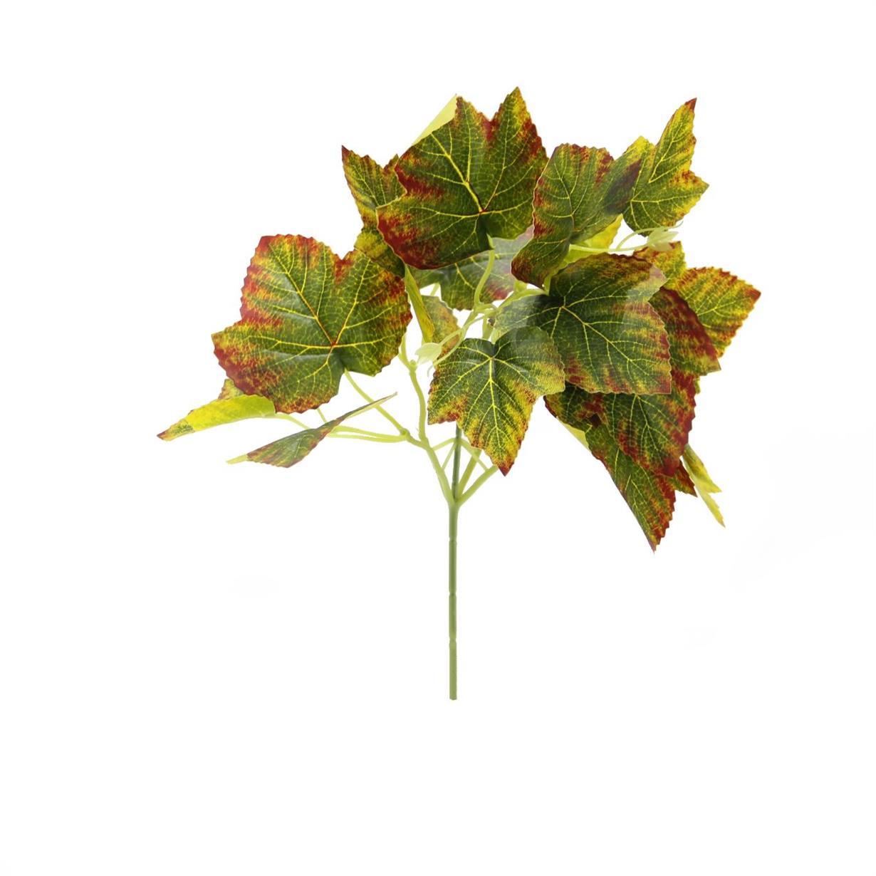 Yapay Hedera Demet Alacalı Kırmızı 34 cm