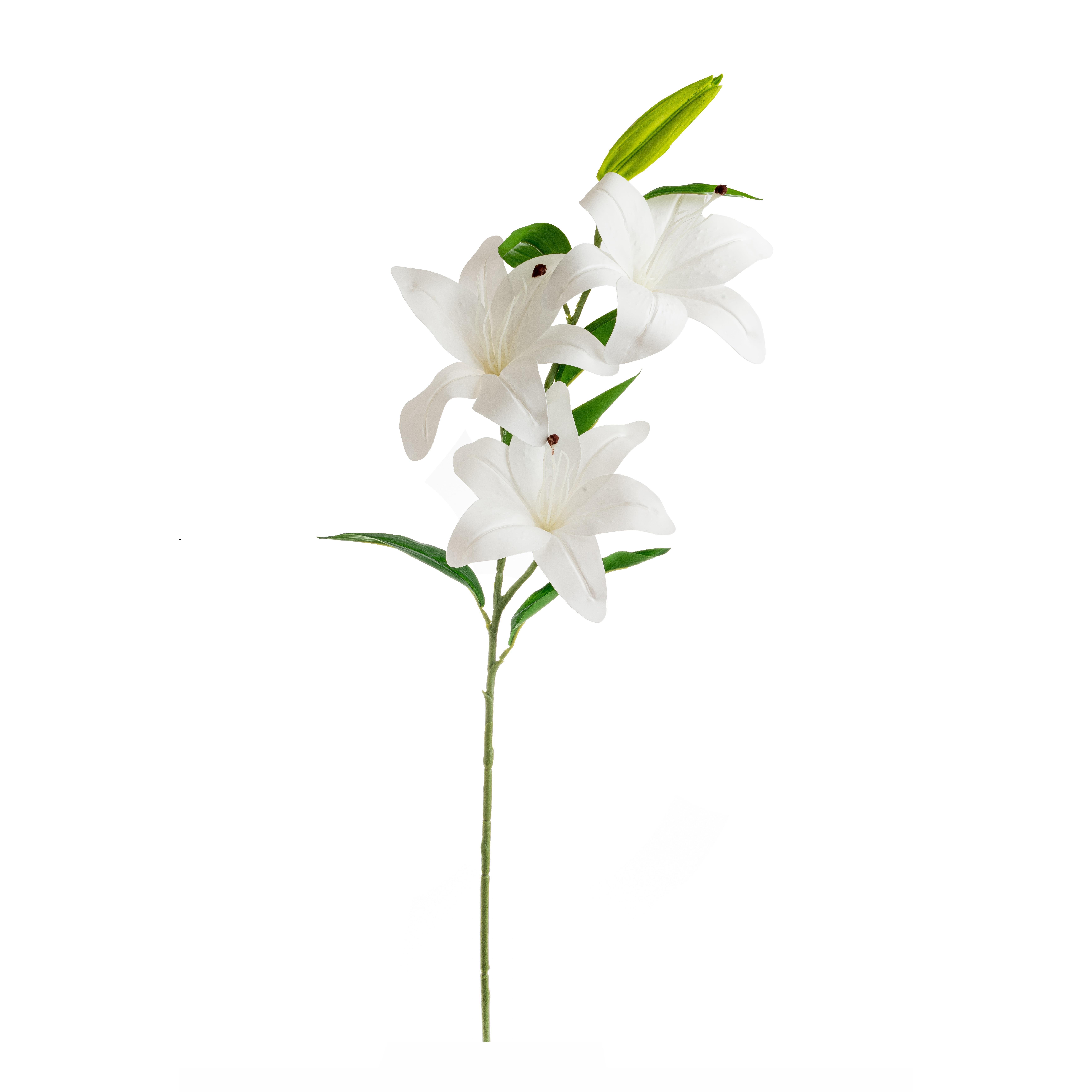 Yapay Kazablanka Dalı Beyaz 100 cm
