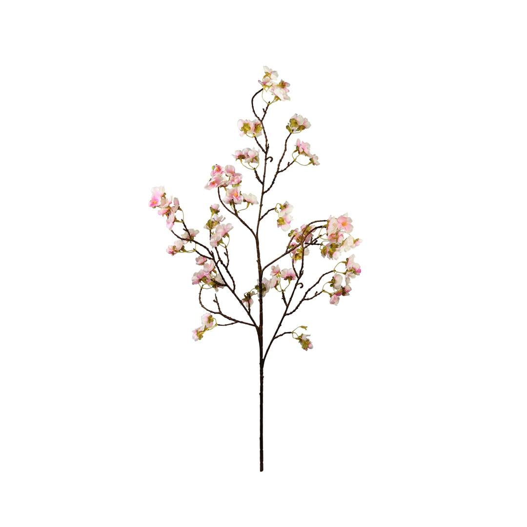 Yapay Kiraz Çiçeği Dalı Pembe 65 cm