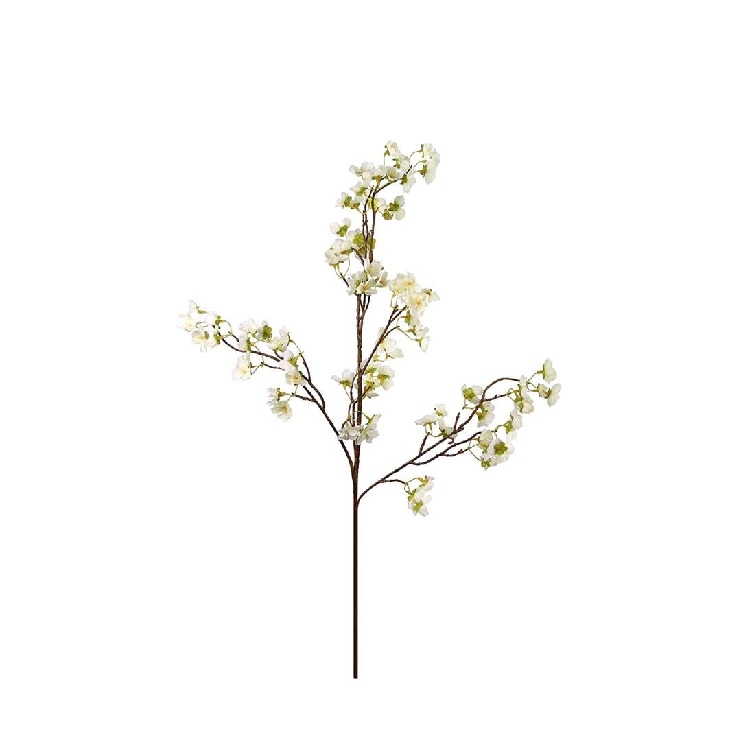 Yapay Kiraz (Sakura) Çiçek Dal Beyaz 65 cm