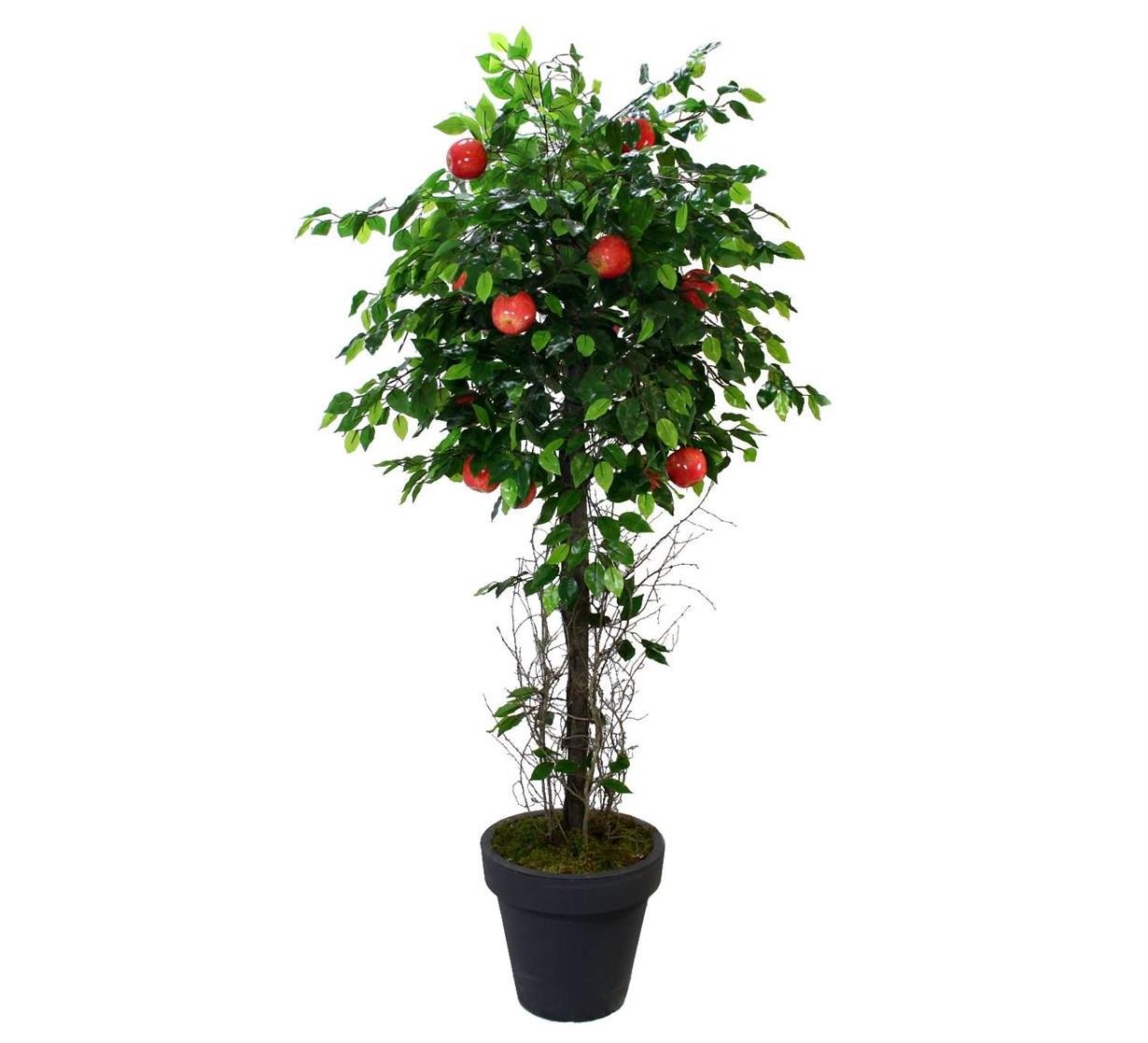 Yapay Kırmızı Elma Ağacı 170 cm