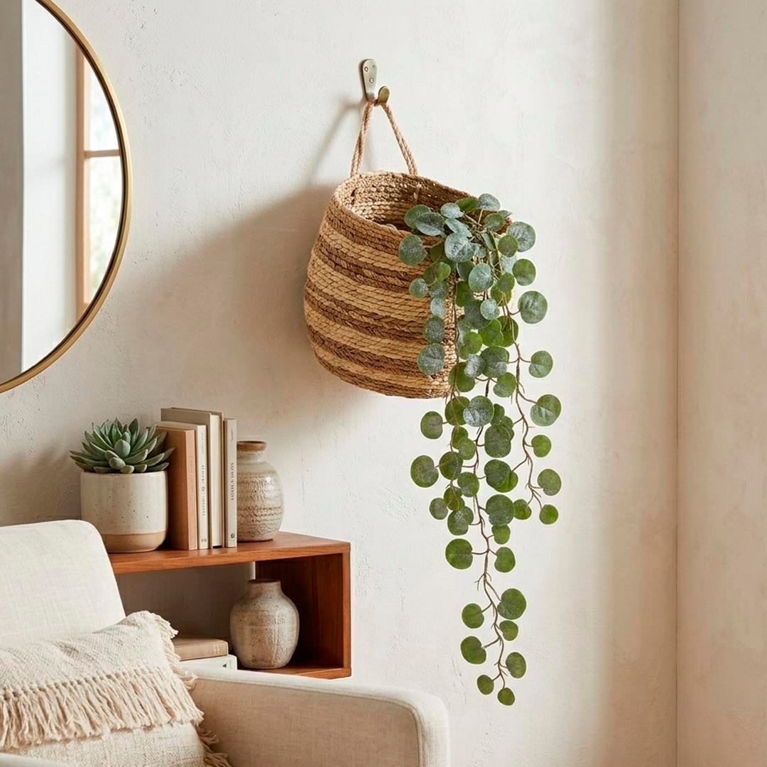 Yapay Kül Sarkıt Sarmaşık Buzlu 90 cm
