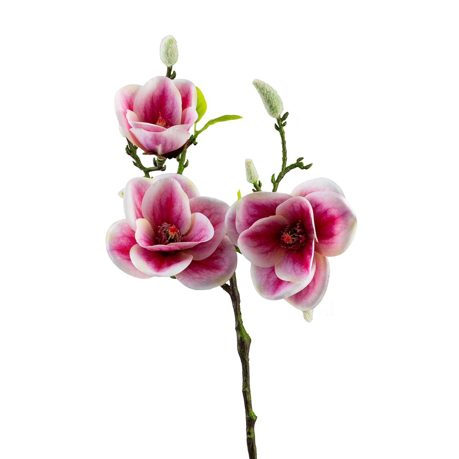 Yapay Manolya Dal 52 cm Pembe