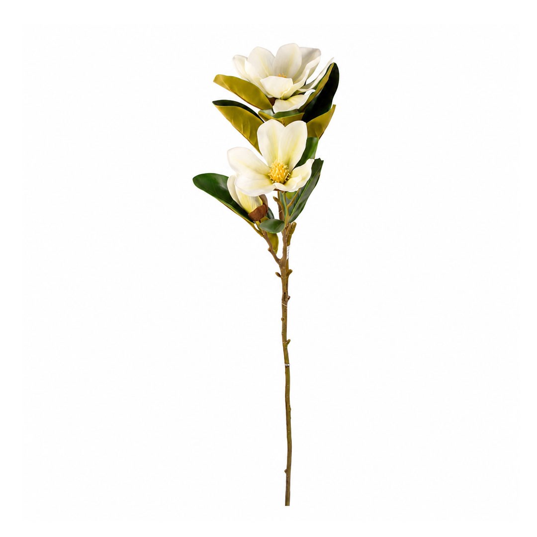 Yapay Manolya Dal Beyaz 90 cm