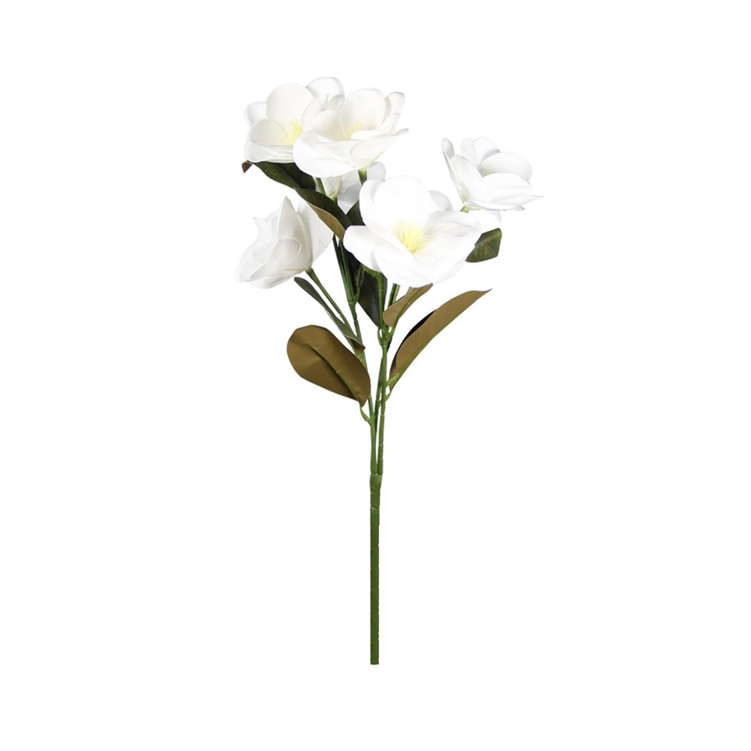 Yapay Manolya Demet Islak Doku Beyaz 45 cm