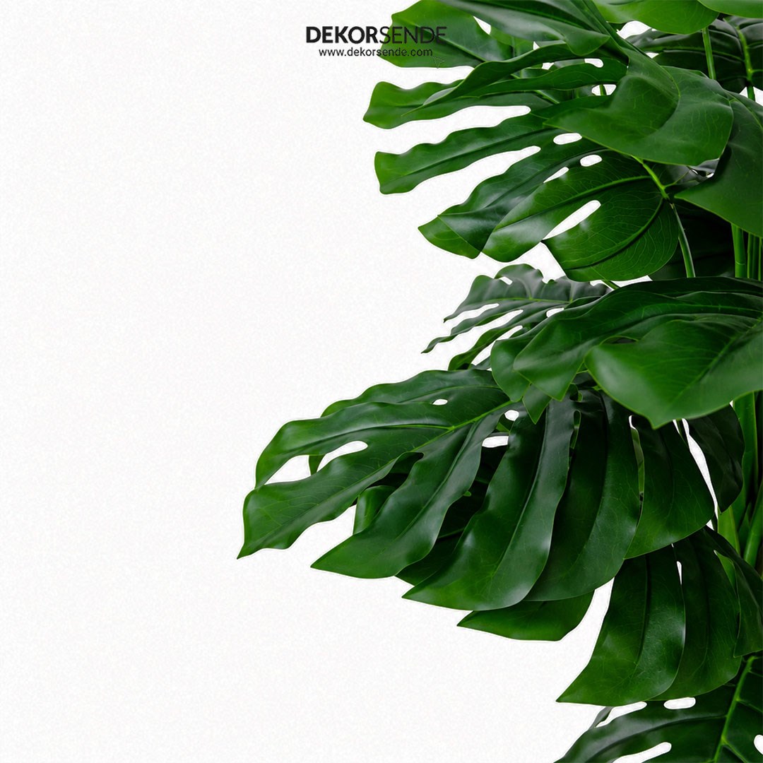 Yapay Monstera (Deve Tabanı) Ağaç Yeşil 160 cm