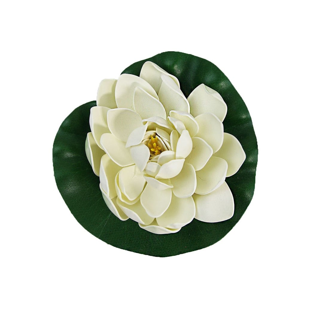 Yapay Nilüfer Krem 18 cm