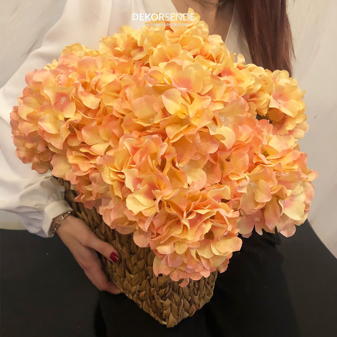 Yapay Ortanca Demet Somon 45 cm