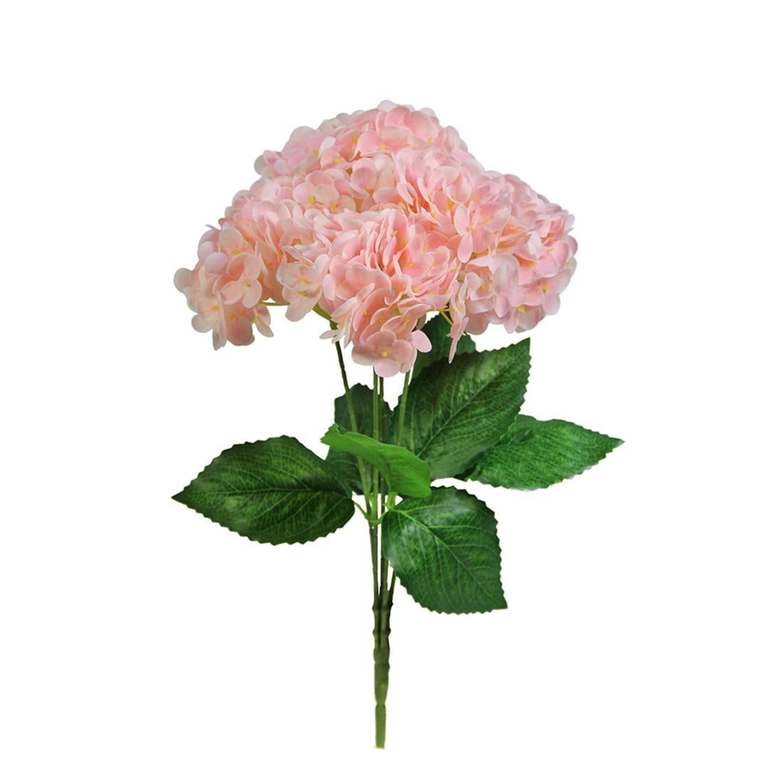 Yapay Ortanca Demet Islak Doku Açık Pembe 43 cm