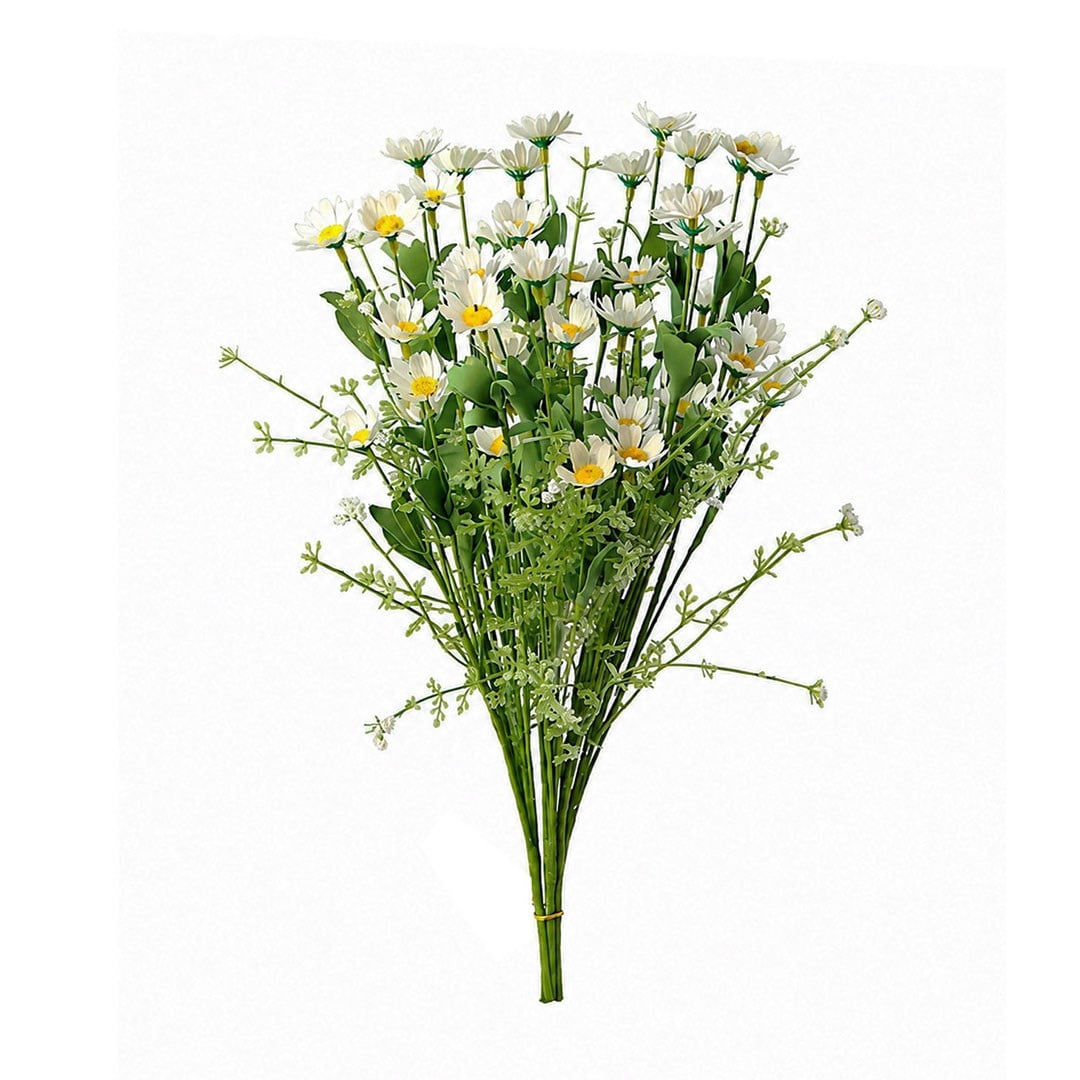Yapay Papatya Demet Beyaz 45 cm