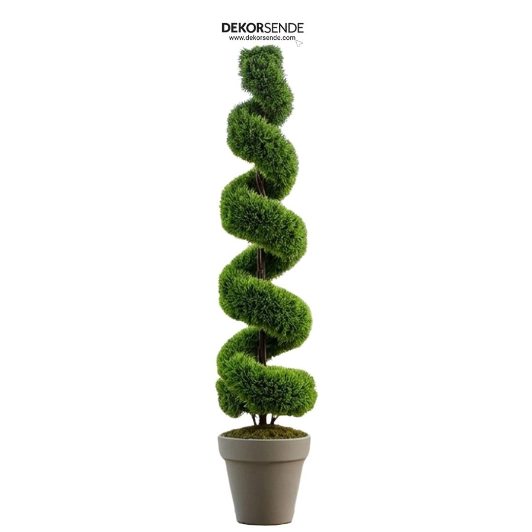 Yapay Spiral Selvi Ağacı 160 cm