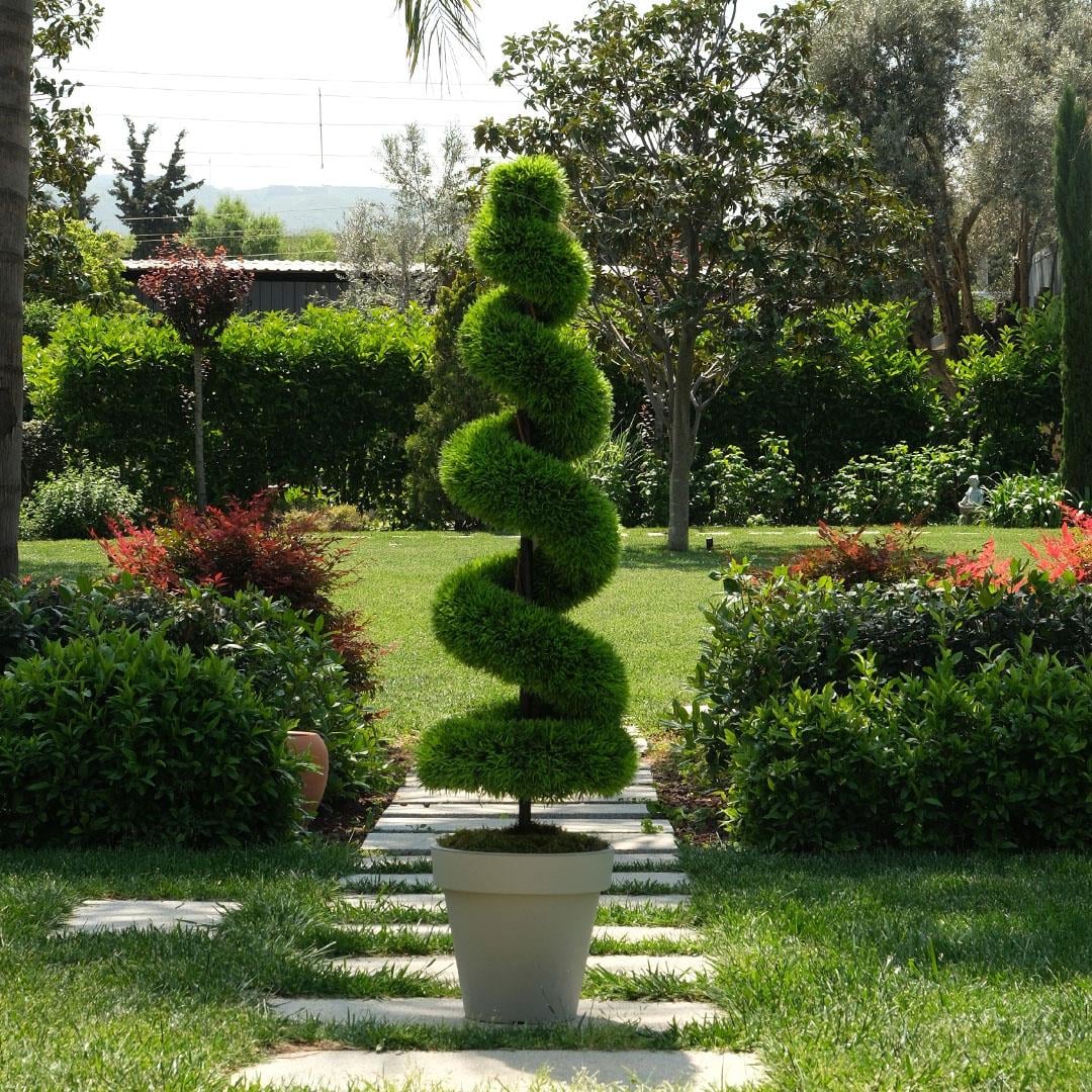 Yapay Spiral Selvi Ağacı 160 cm