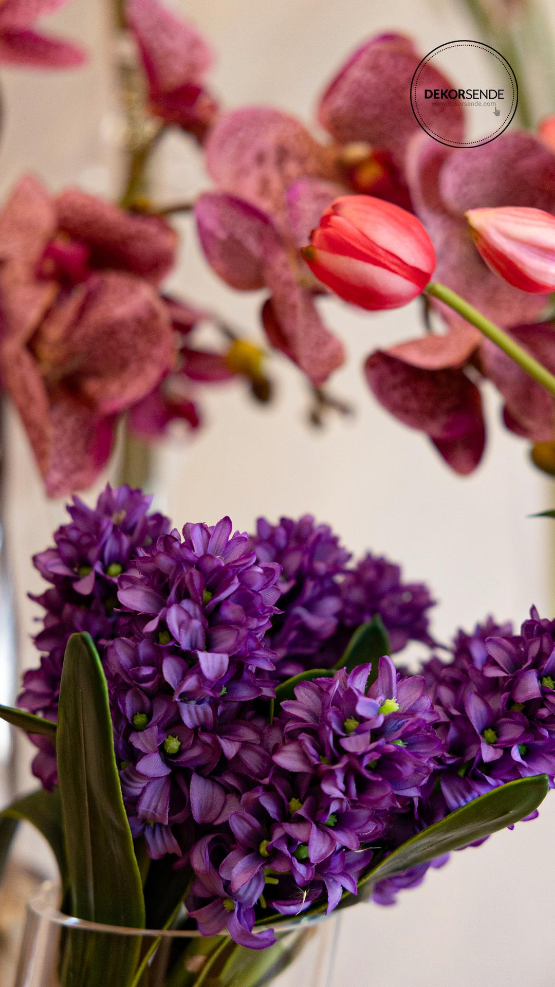 Yapay Sümbül Dal Mor