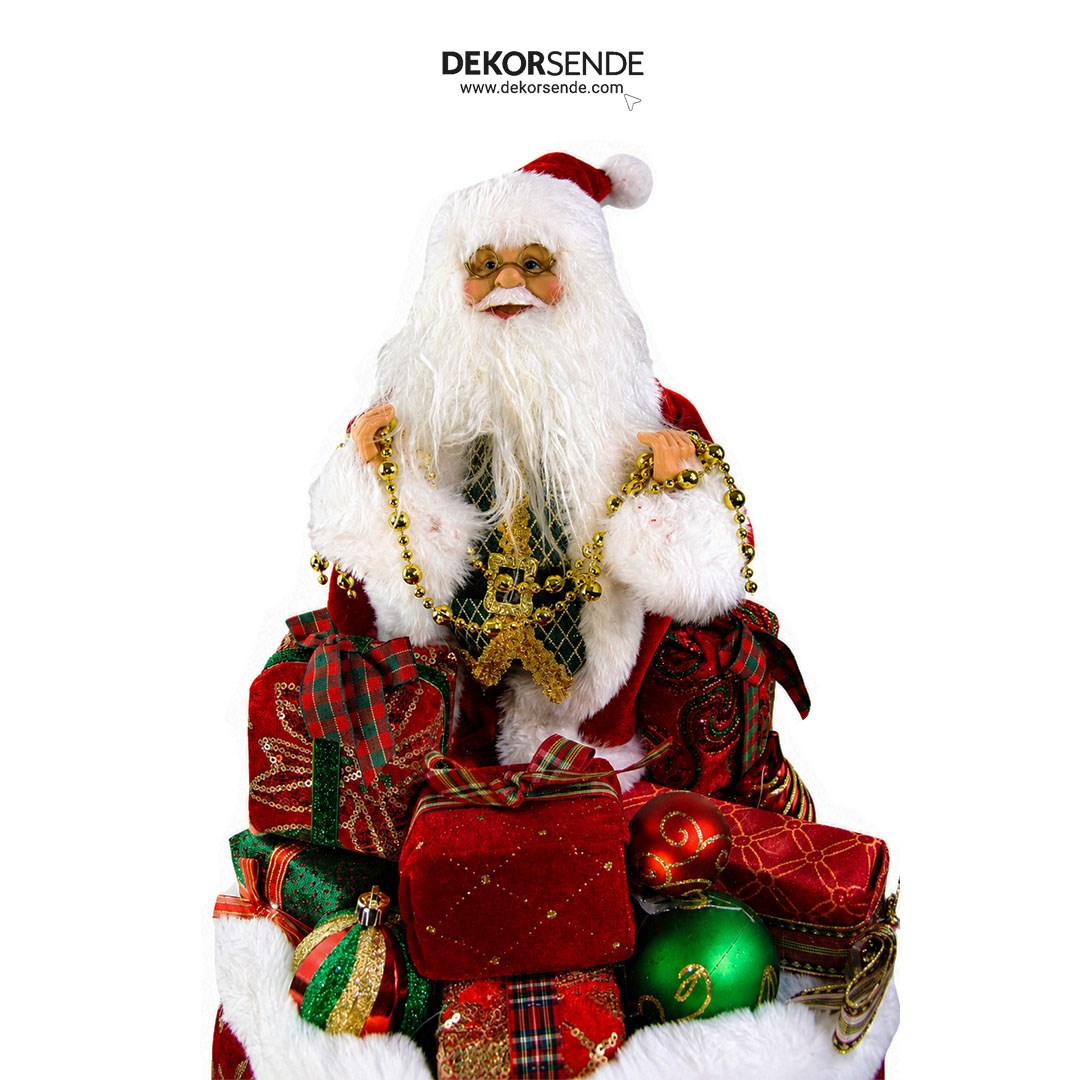 Yılbaşı Keseden Çıkan Noel Baba 70x35 cm