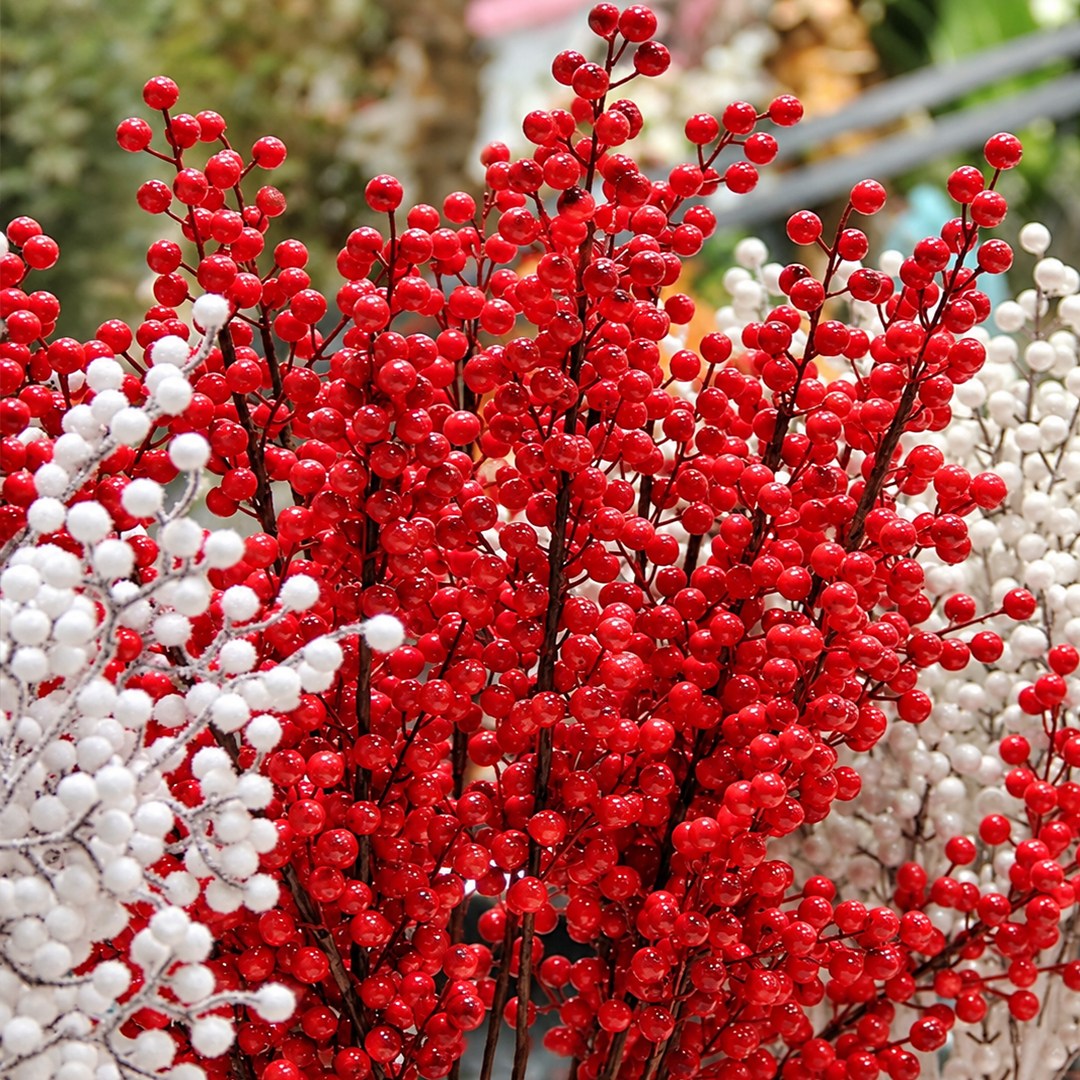 Yılbaşı Süs Berry Dal Kırmızı 51 cm