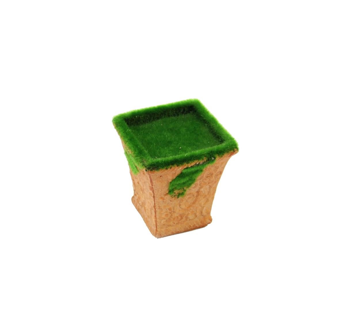 Yosunlu Kare Obje