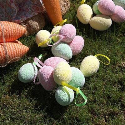 6lı Paskalya Yumurta Renkli 6 cm