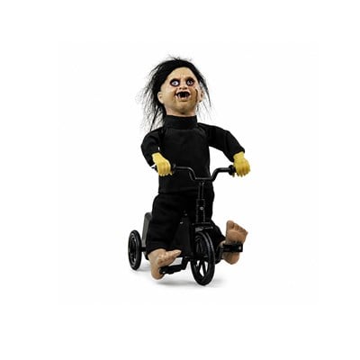 Cadılar Bayramı Bisikletli Hareketli Chucky 35 cm