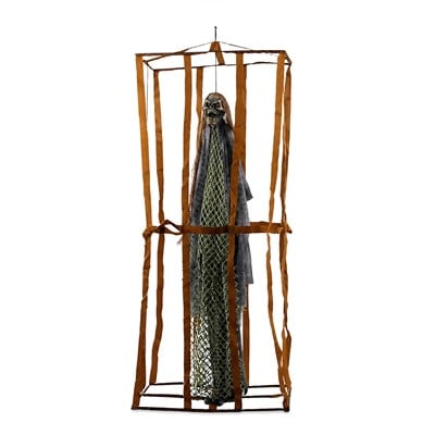 Cadılar Bayramı Hapsedilmiş Asılabilir Uzun İskelet 90 cm