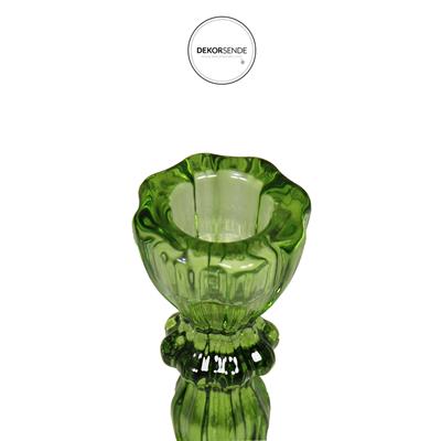 Dekor Şamdan Yeşil