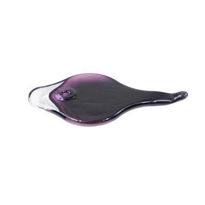 Dekoratif Cam Tütsülük Mürdüm 20 cm