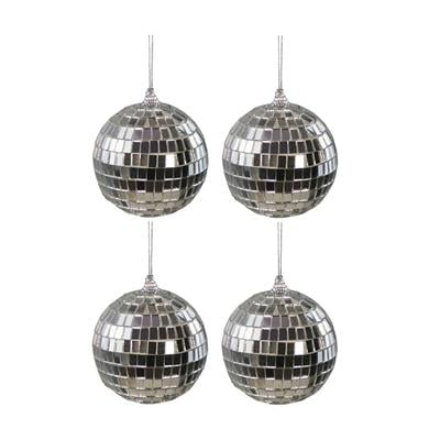 Disko Topu Gümüş 4lü 8 cm