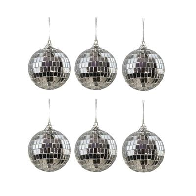 Disko Topu Gümüş 6lı 6 cm