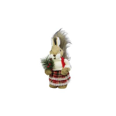 Etekli Kız Sincap Kırmızı 30 cm