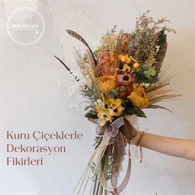 Kurutulmuş Luna (Keten) Demeti Natürel