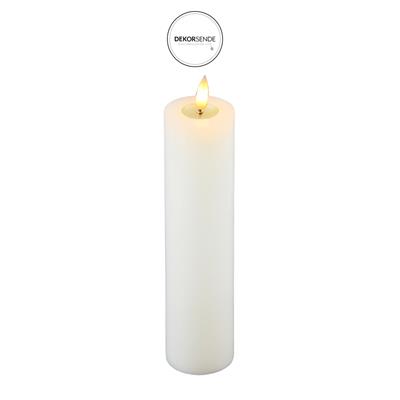 Led Kütük Mum 23 cm
