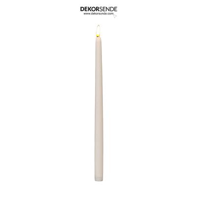 Lüks Pilli Mum Krem 33 cm
