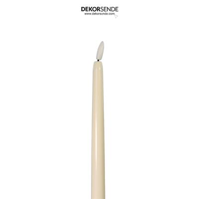 Lüks Pilli Mum Krem 38 cm