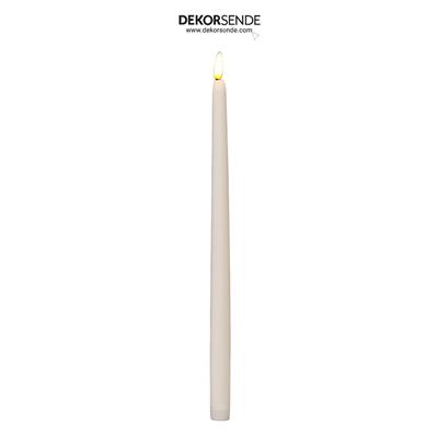 Lüks Pilli Mum Krem 38 cm