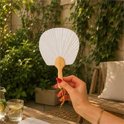 Organizasyon Yelpaze Düz Kenarlı 20 cm