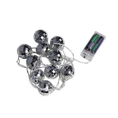 Pilli Disko Topu Işık 10lu