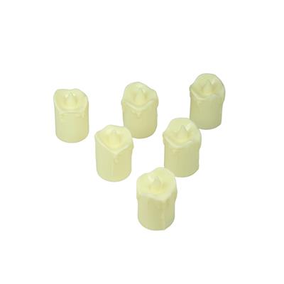 Pilli Kütük Mum 1 adet 5 cm