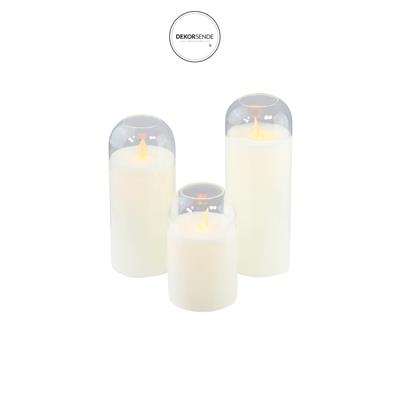 Pilli Kütük Mum 12,5 cm