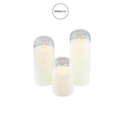 Pilli Kütük Mum 17,5 cm