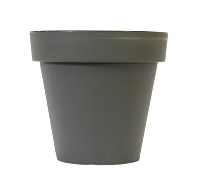 Plastik Saksı Antrasit 36 cm