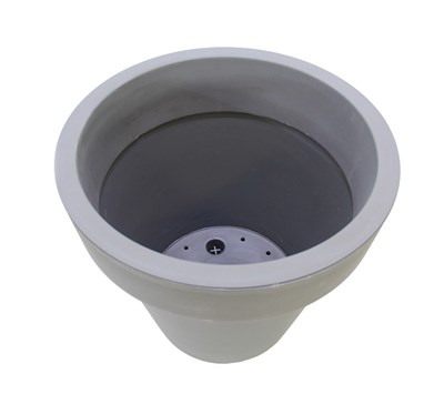 Plastik Saksı Antrasit 36 cm