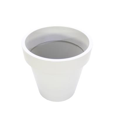 Plastik Saksı Bej  27 cm