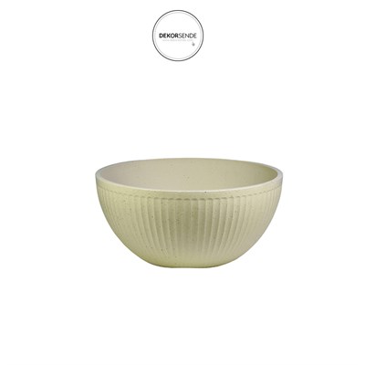 Plastik Saksı Krem 35 cm