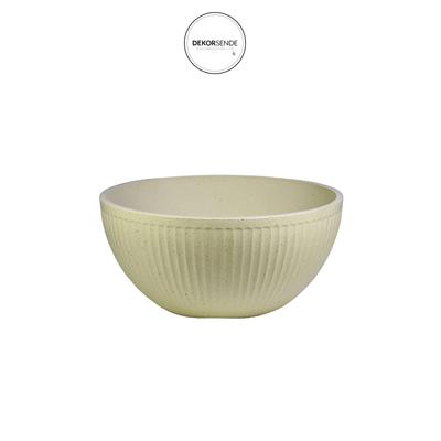 Plastik Saksı Krem 40 cm